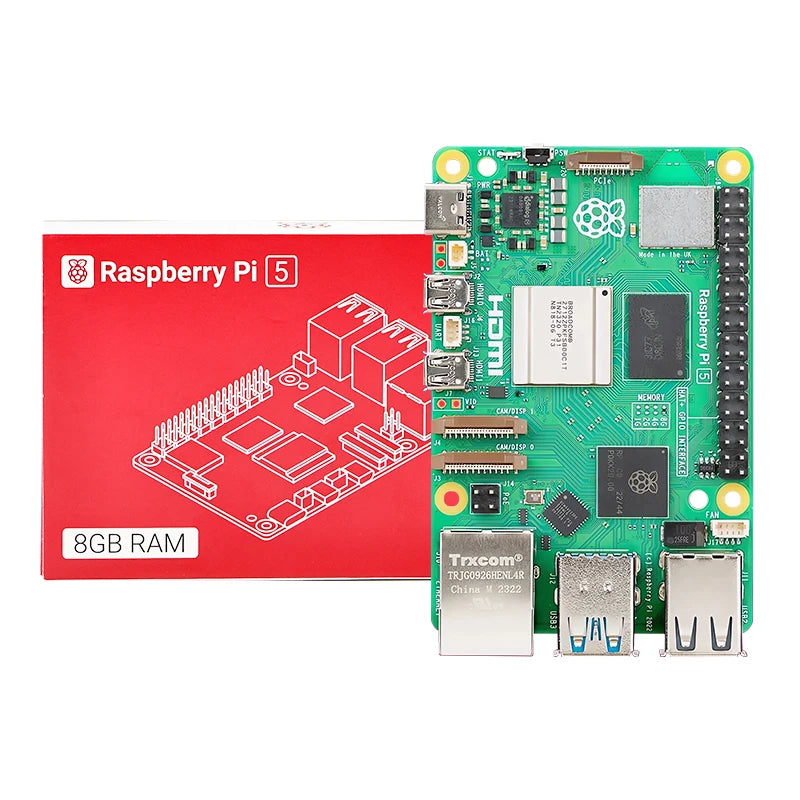 Official Original Raspberry Pi 5 4GB 8GB RAM Development Board Electronics Kit With Case Fan Power Supply Optional In Stock