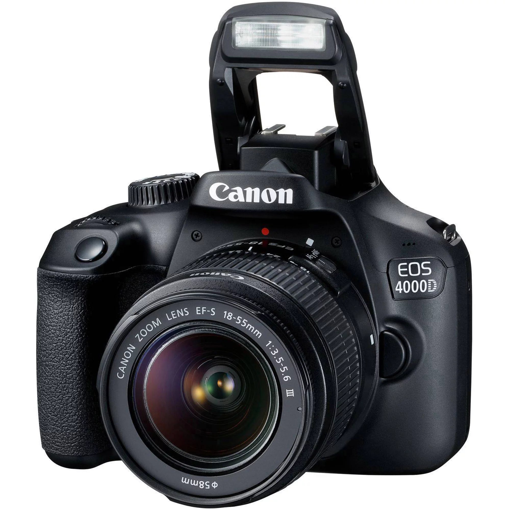 Canon EOS 4000D / Rebel T100 DSLR Camera + EF-S 18-55Mm Lens + Sandisk 64GB Memory Card + Bundle