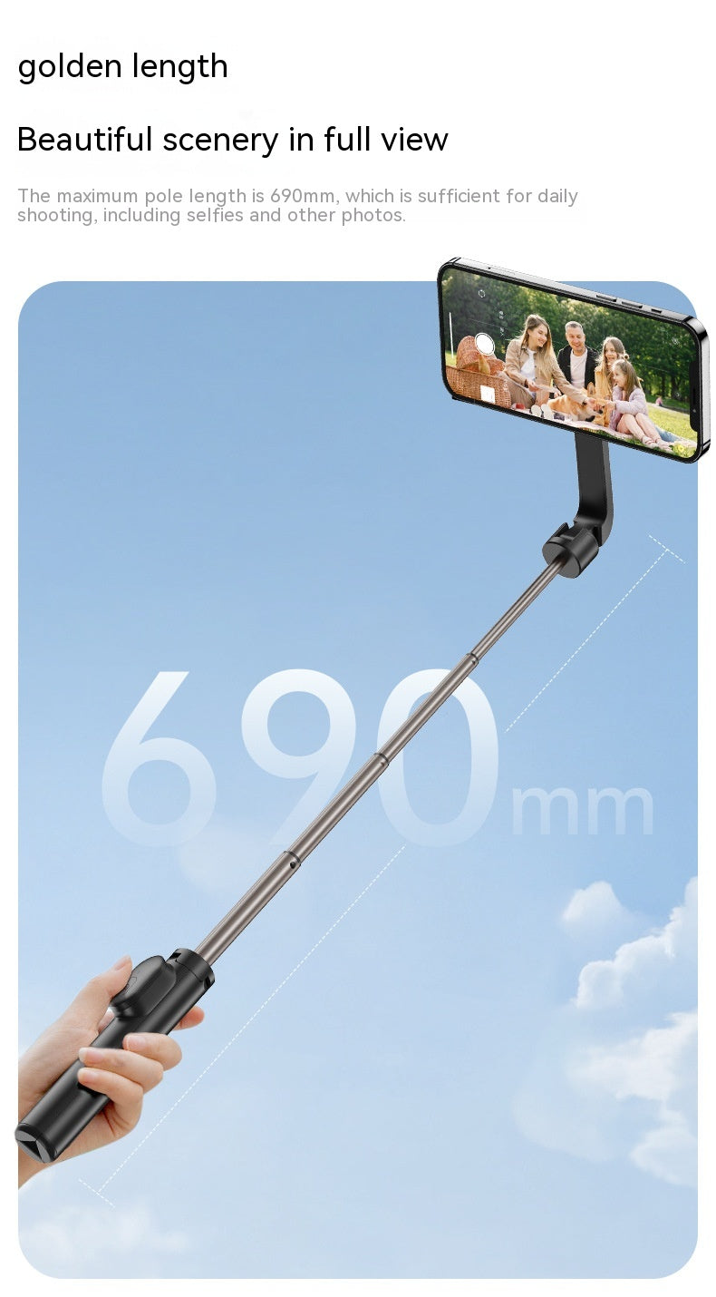 Magnetic Mobile Phone Mini Selfie Stick Bluetooth Remote Control Aluminum Alloy Tripod