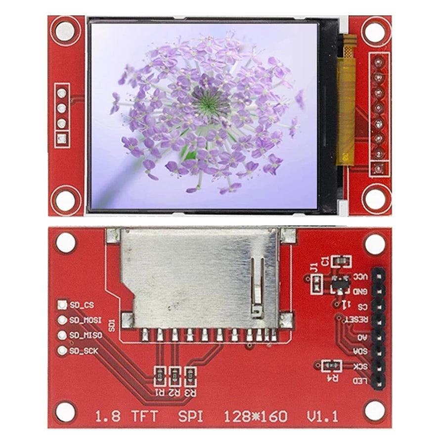 TFT Display 0.96/1.3/1.44/1.8 Inch IPS TN 7P SPI HD 65K Full Color LCD Module ST7789 ST7735 Drive IC 80*160 For Arduino