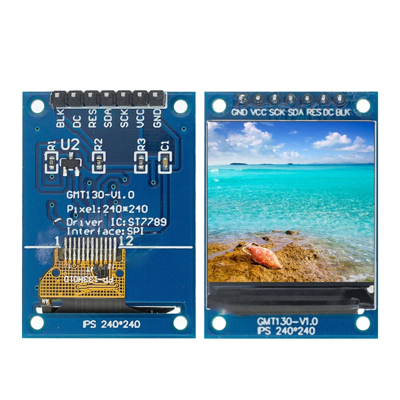 TFT Display 0.96/1.3/1.44/1.8 Inch IPS TN 7P SPI HD 65K Full Color LCD Module ST7789 ST7735 Drive IC 80*160 For Arduino