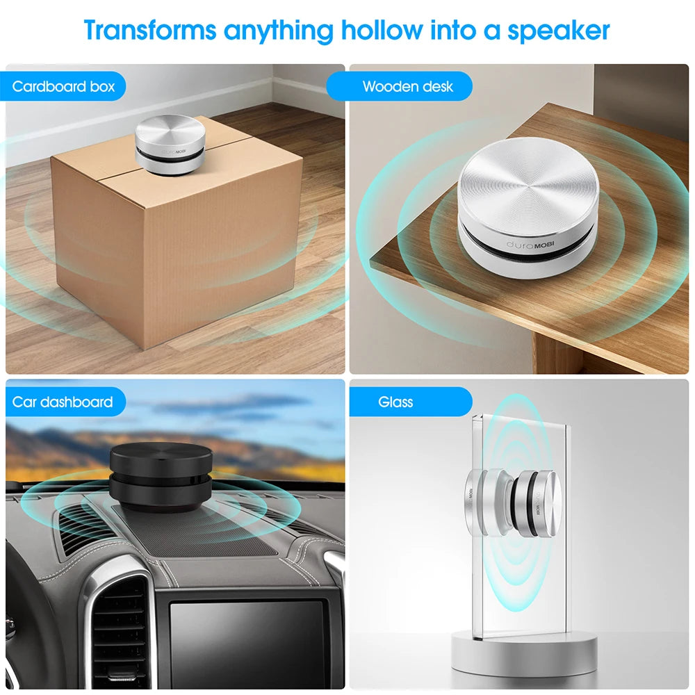 Dura Mobi Hummingbird Speaker Wireless BT 5.0 Speaker Bone Conduction Speakers Mini Portable Stereo Sound Built-in Mic Sound Box