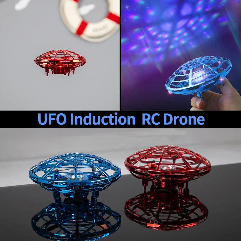 Induction UFO RC Drone Mini Helicopter Infrared Hand Sensing Aircraft Electronics Model Quadcopter Small Drone Toys For Children