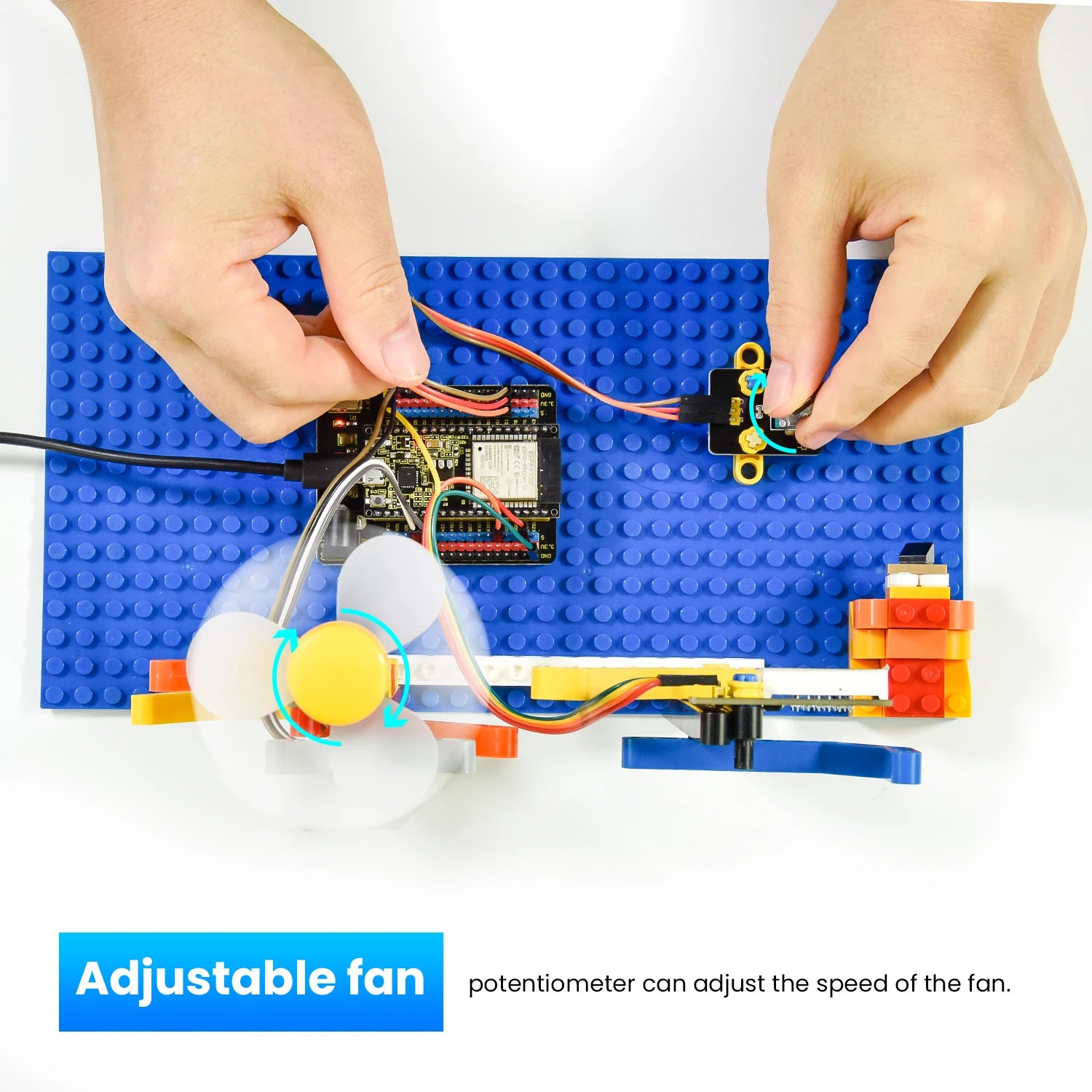 Keyestudio ESP32 RFID 37 in 1 Sensor Kit with ESP32 Board For Arduino STEM Electronic DIY Kit For Adults Programming(59Projects)