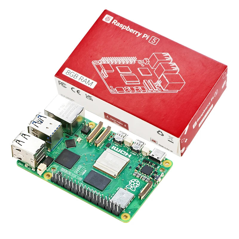 Official Original Raspberry Pi 5 4GB 8GB RAM Development Board Electronics Kit With Case Fan Power Supply Optional In Stock